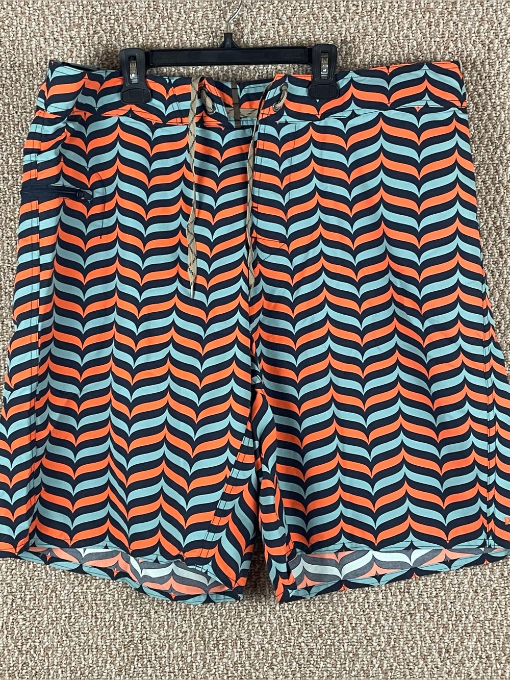 Patagonia Board Shorts Swim Trunks Men’s 38 Geometric Trunks Surf Skater E162